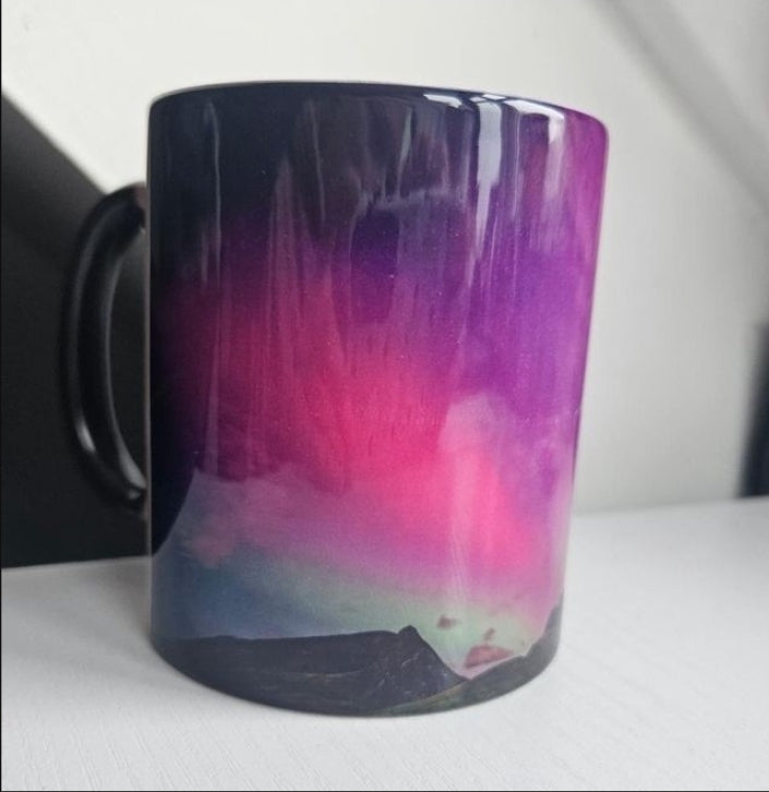 Colour changing Arran Aurora Mugs