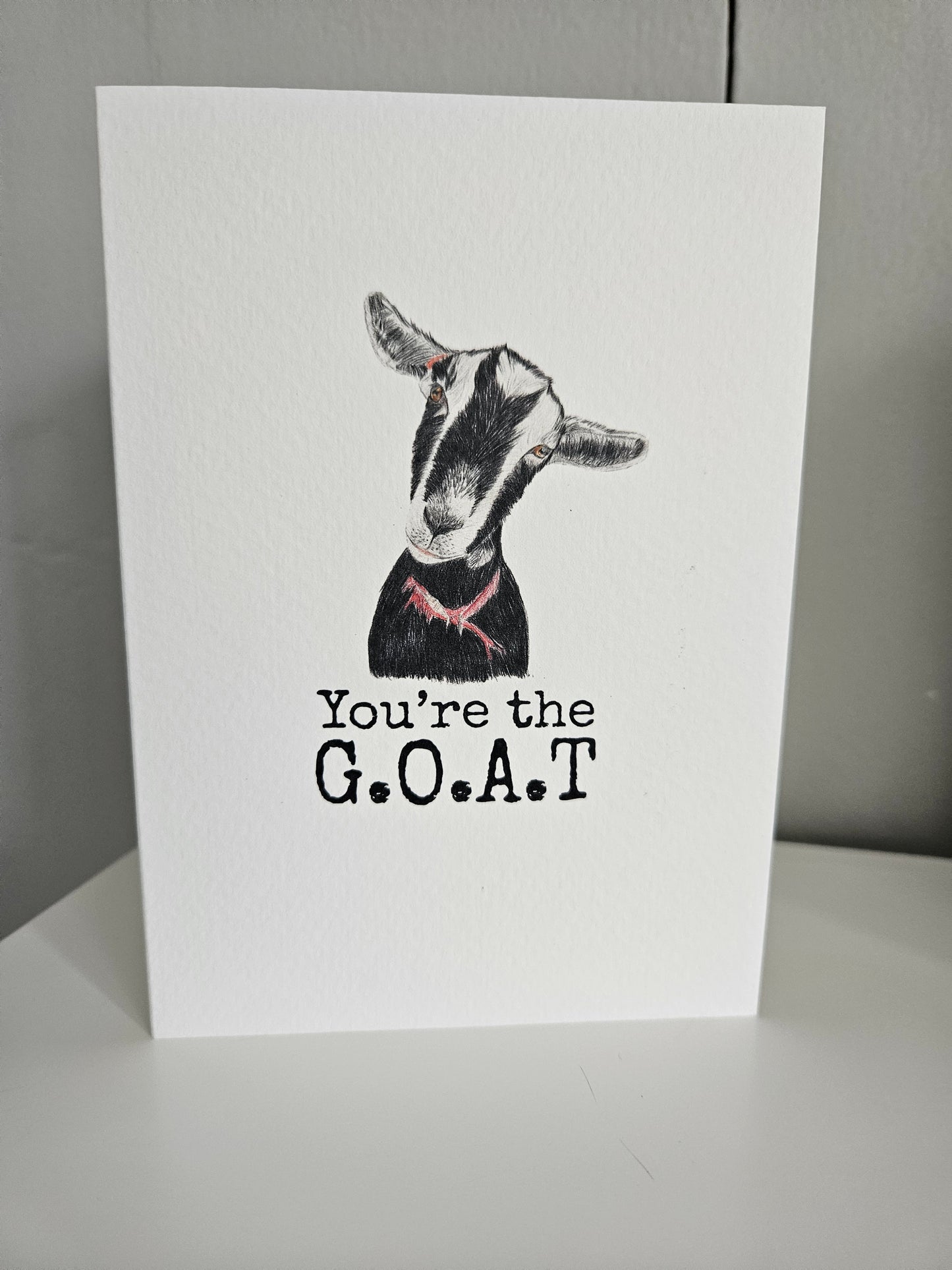 You're the G.O.A.T - Luxury Greeting Card