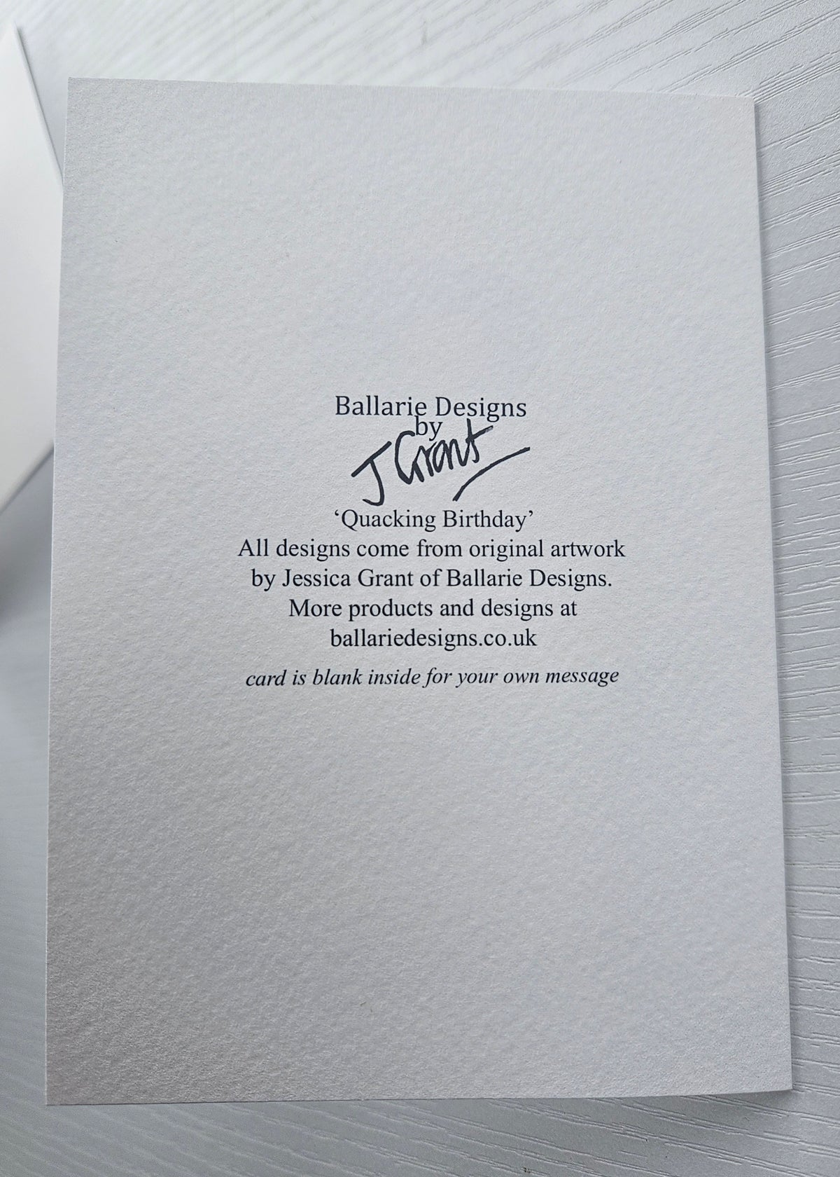 Have a Quacking Birthday - Luxury Greetings Card
