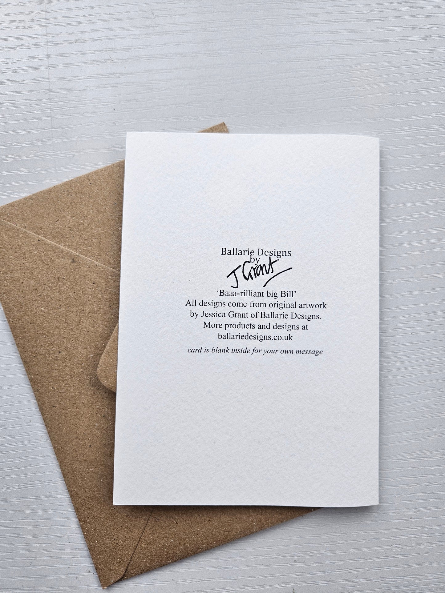 You're Baaa-rilliant - Luxury Greetings Card