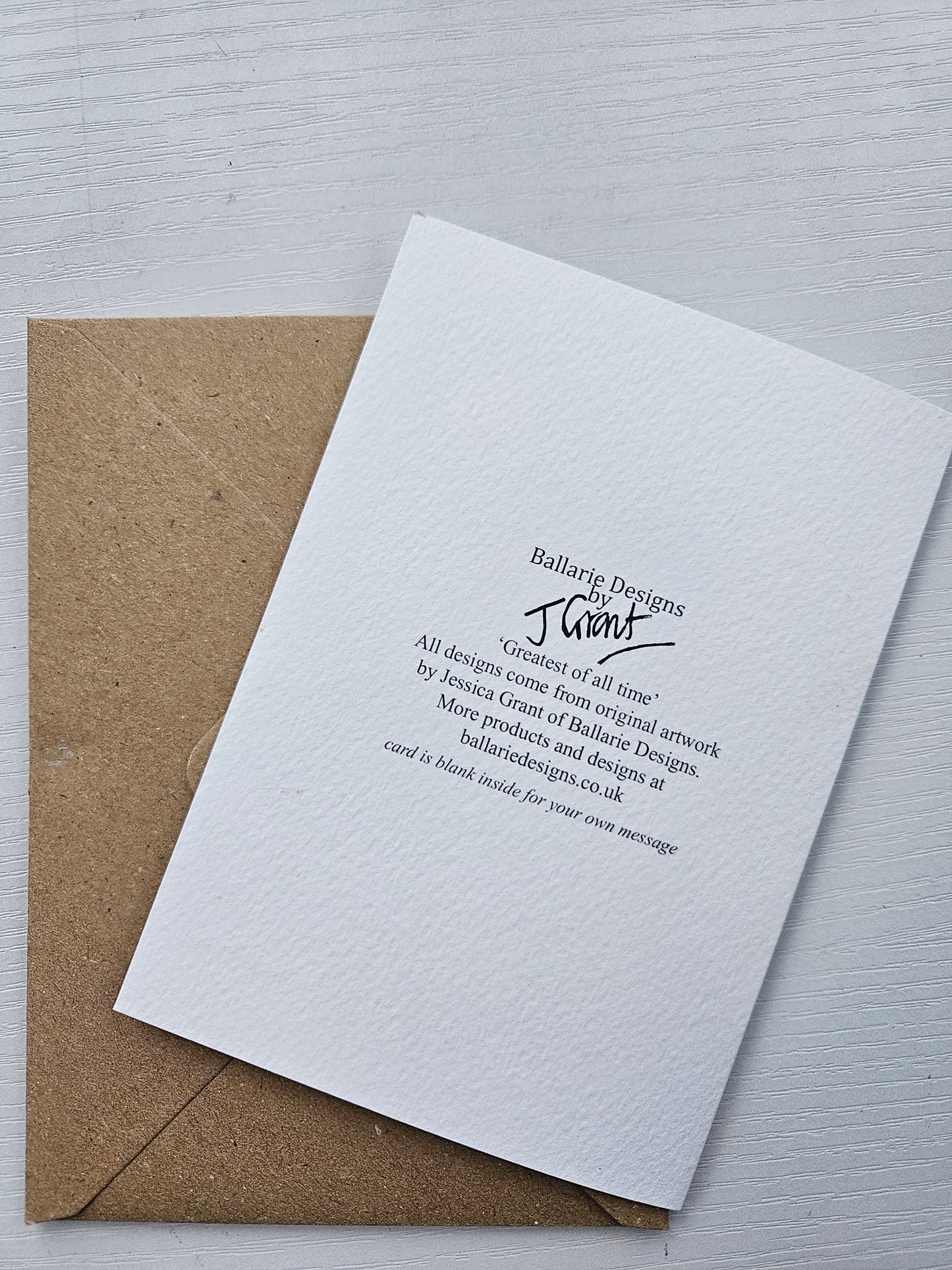 You're the G.O.A.T - Luxury Greeting Card