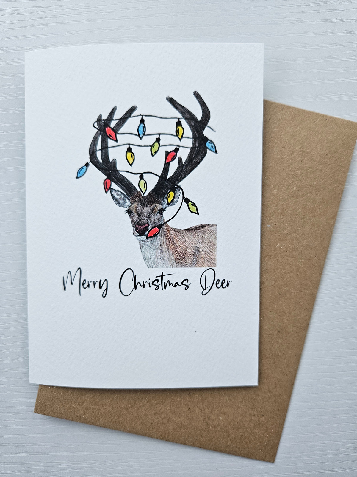 Merry Christmas Deer - Luxury Christmas Card