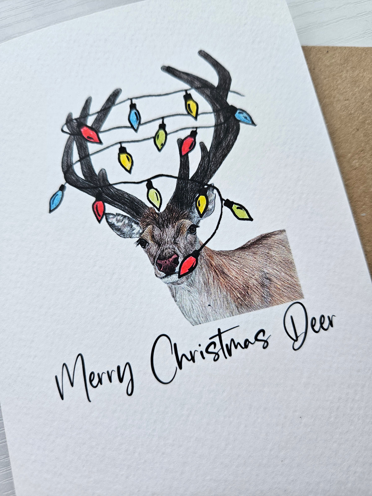 Merry Christmas Deer - Luxury Christmas Card
