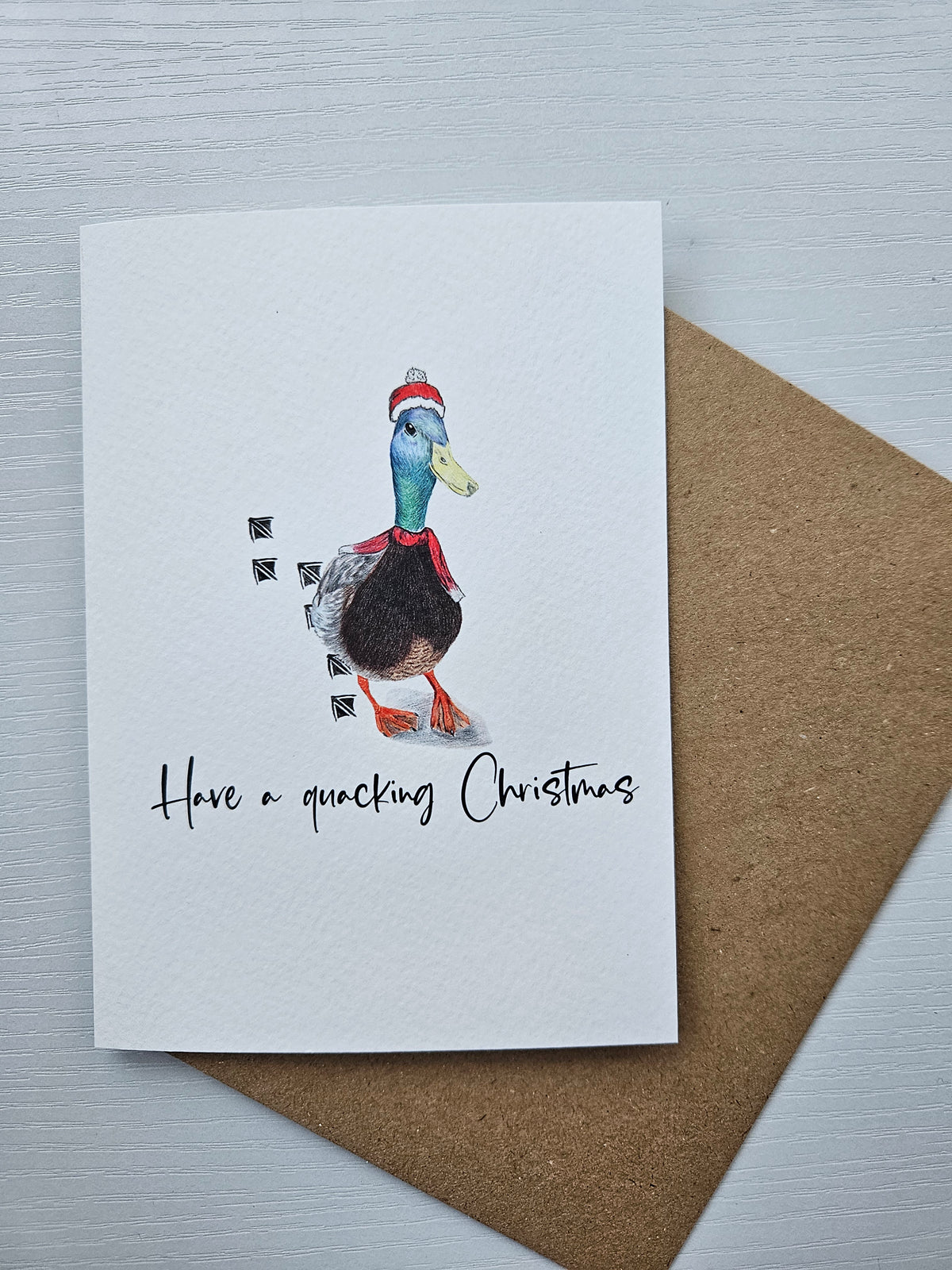 Have a quacking Chrsitmas - Luxury Christmas card
