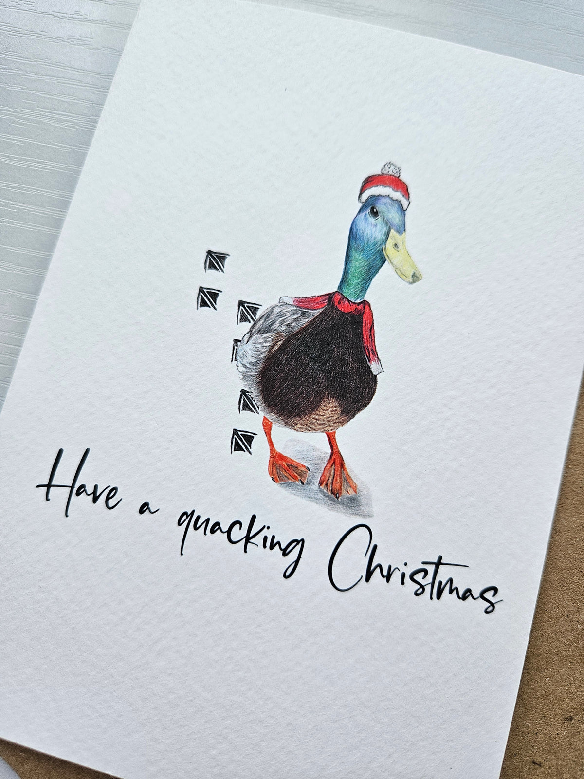 Have a quacking Chrsitmas - Luxury Christmas card