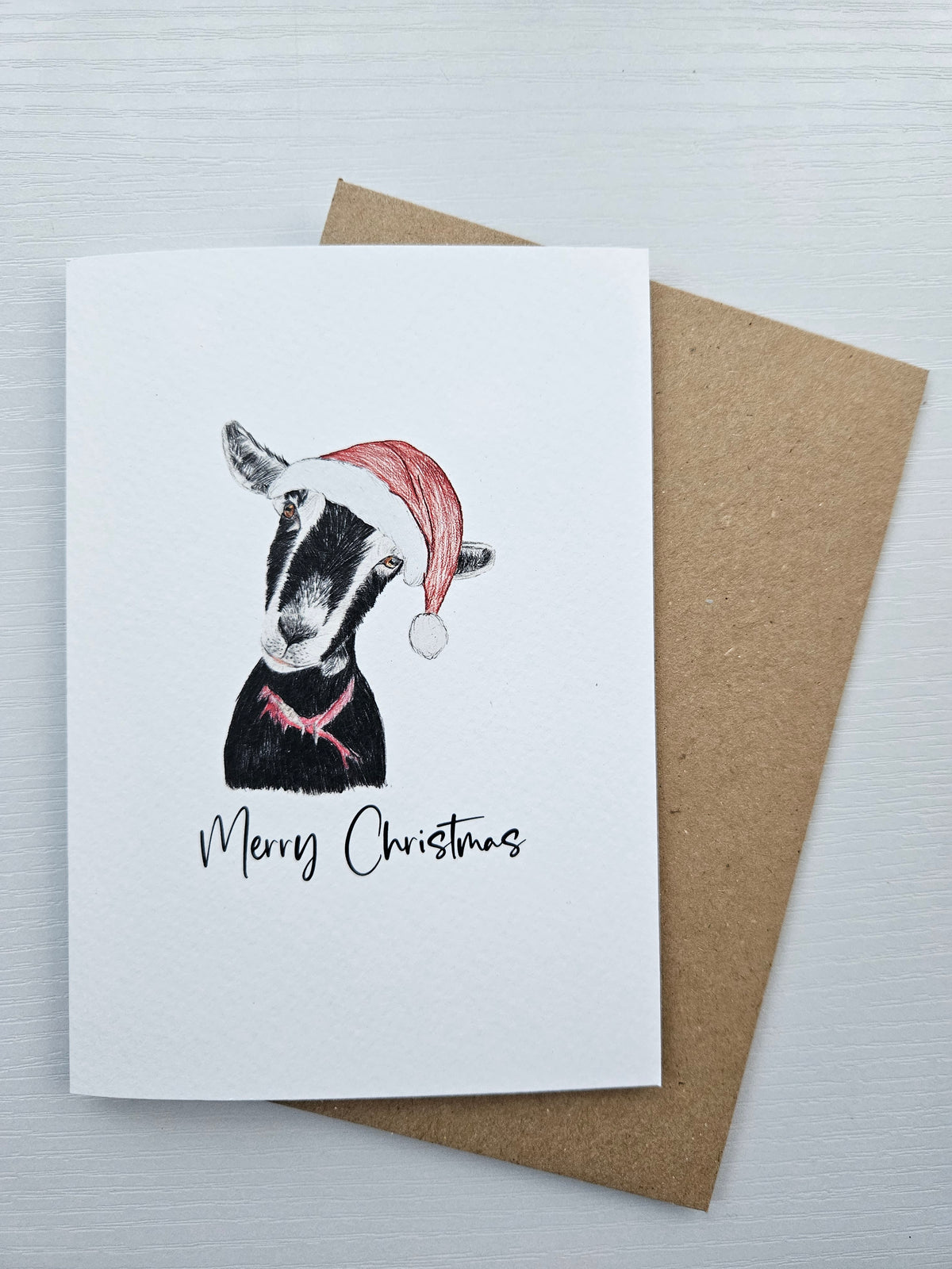 Merry Christmas, Aurora the Goat - Luxury Christmas Card