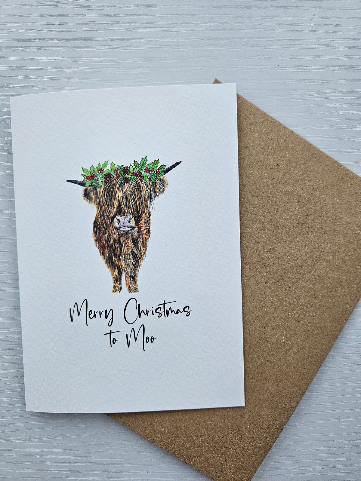 Merry Christmas to Moo - Luxury Christmas Card