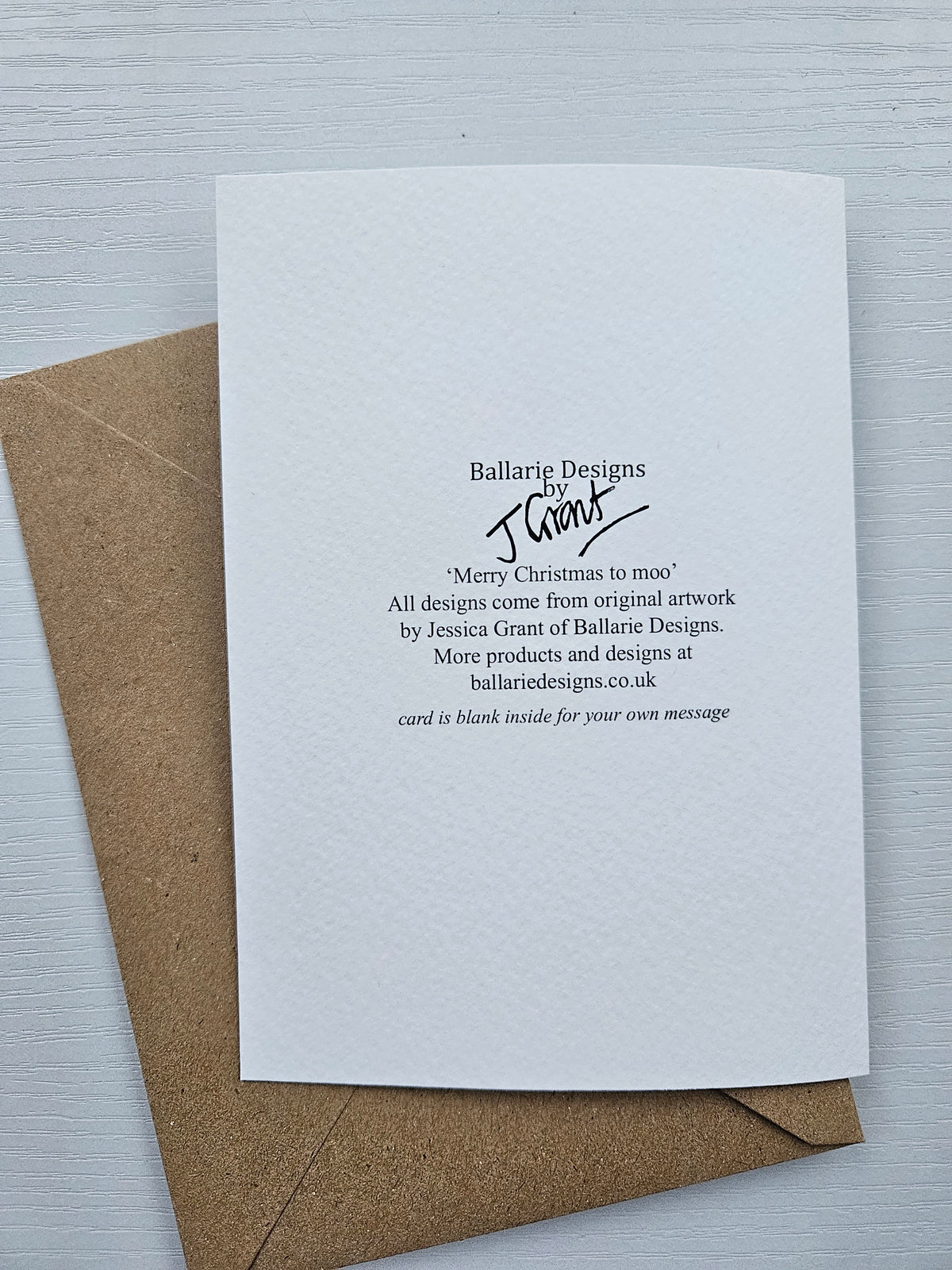 Merry Christmas to Moo - Luxury Christmas Card