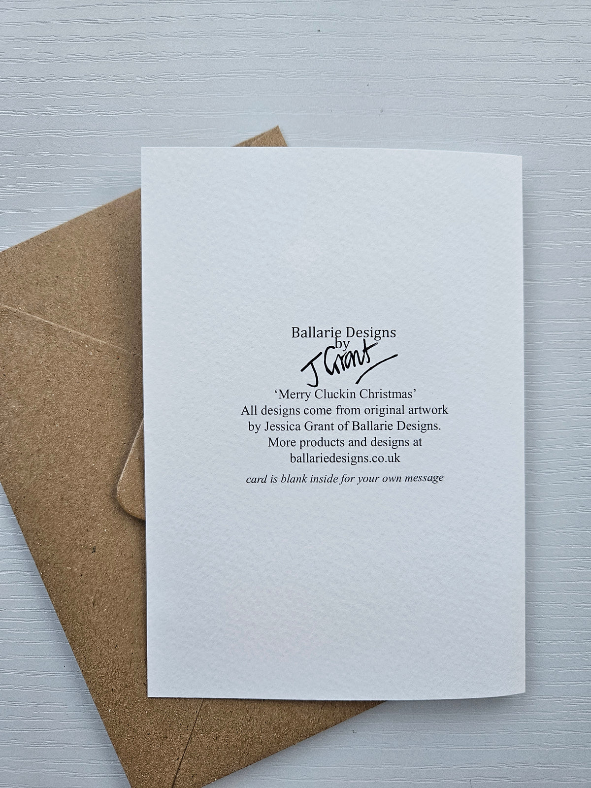 Merry Cluckin' Christmas -Luxury Christmas Card
