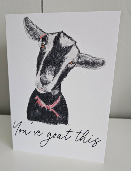 You've Goat this -Greetings Card