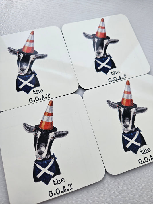Aurora | Tartan Armied 4 coaster set | MISPRINT