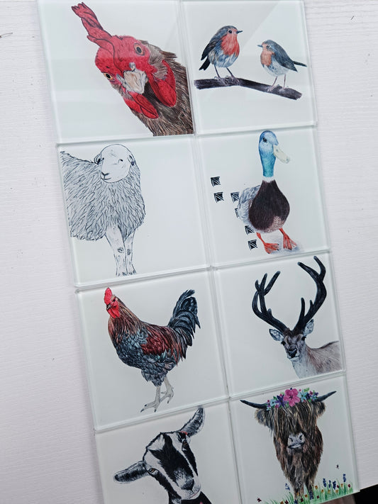 Glass Coaster| TRIAL SET