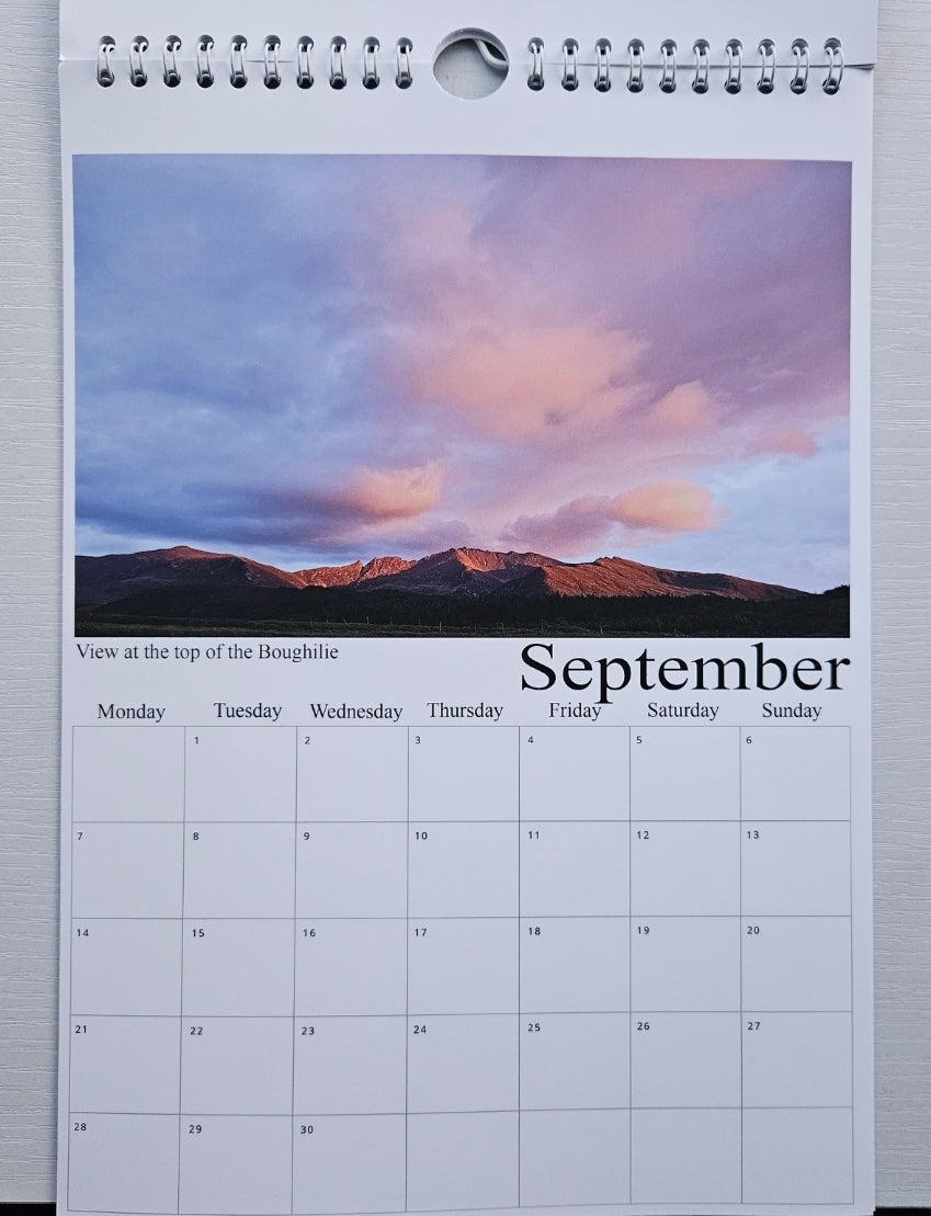 2026 Calendar - Views of Lochranza