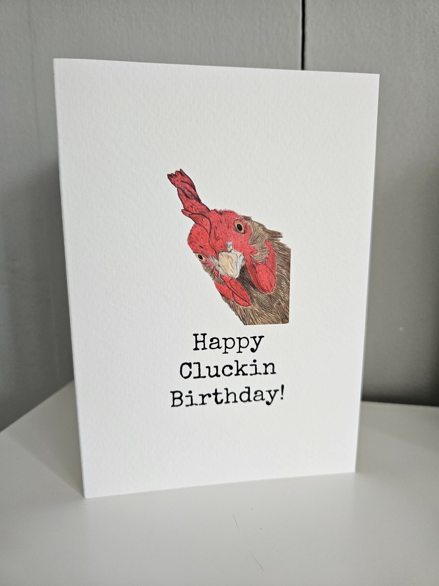 Happy Cluckin Birthday - Luxury Greeting Card