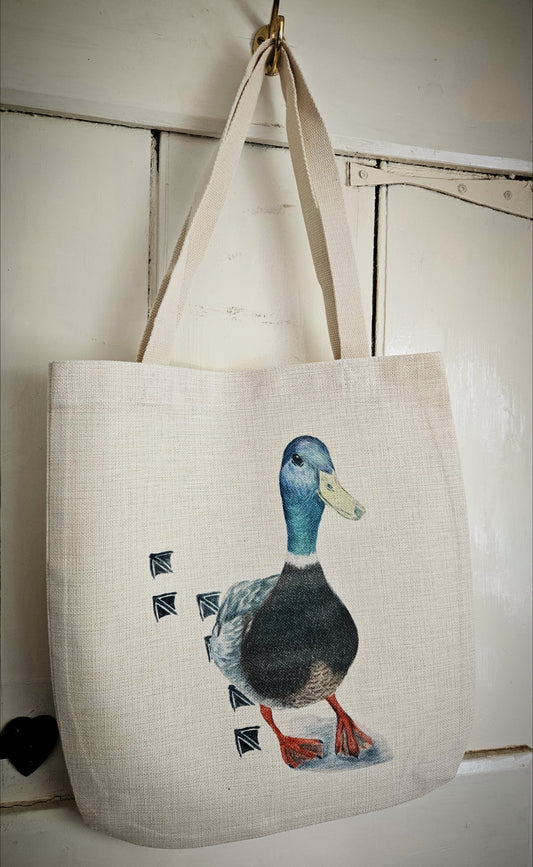Luxury Linen Tote Bag