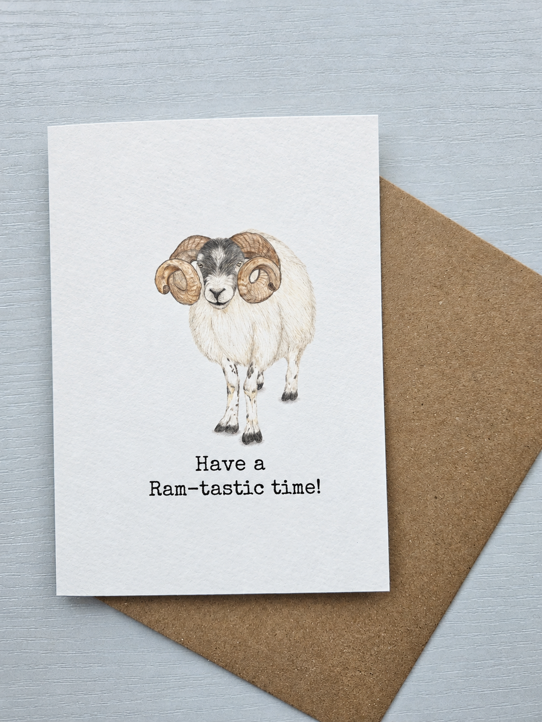 Have a Ram-tastic time - Luxury Greetings Card