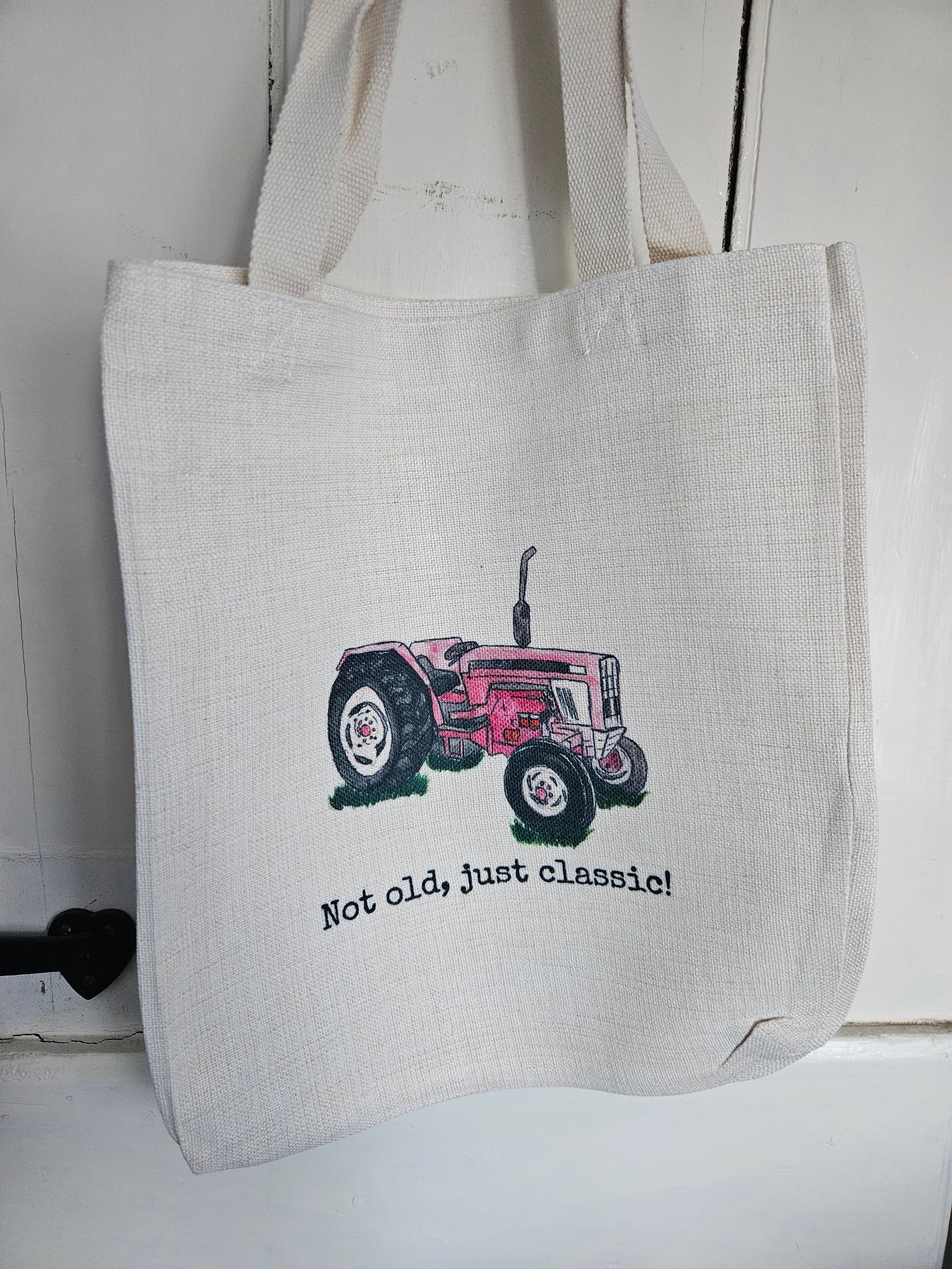 Luxury Linen Tote Bag